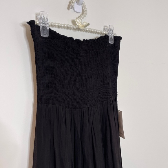 Karen Kane Smocked Semi Sheer Maxi Dress - Picture 7 of 7